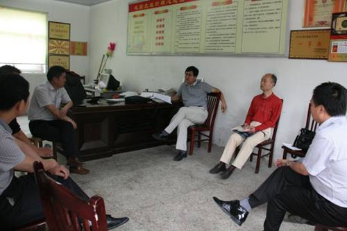 南京分院到涟水县东胡集镇小埝村进行促发展奔