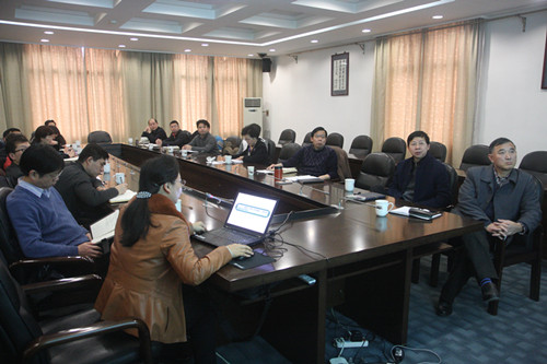 武汉分院召开2014年度党建工作总结交流会