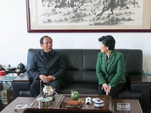 福州市委常委、组织部部长林晓英慰问中科院院