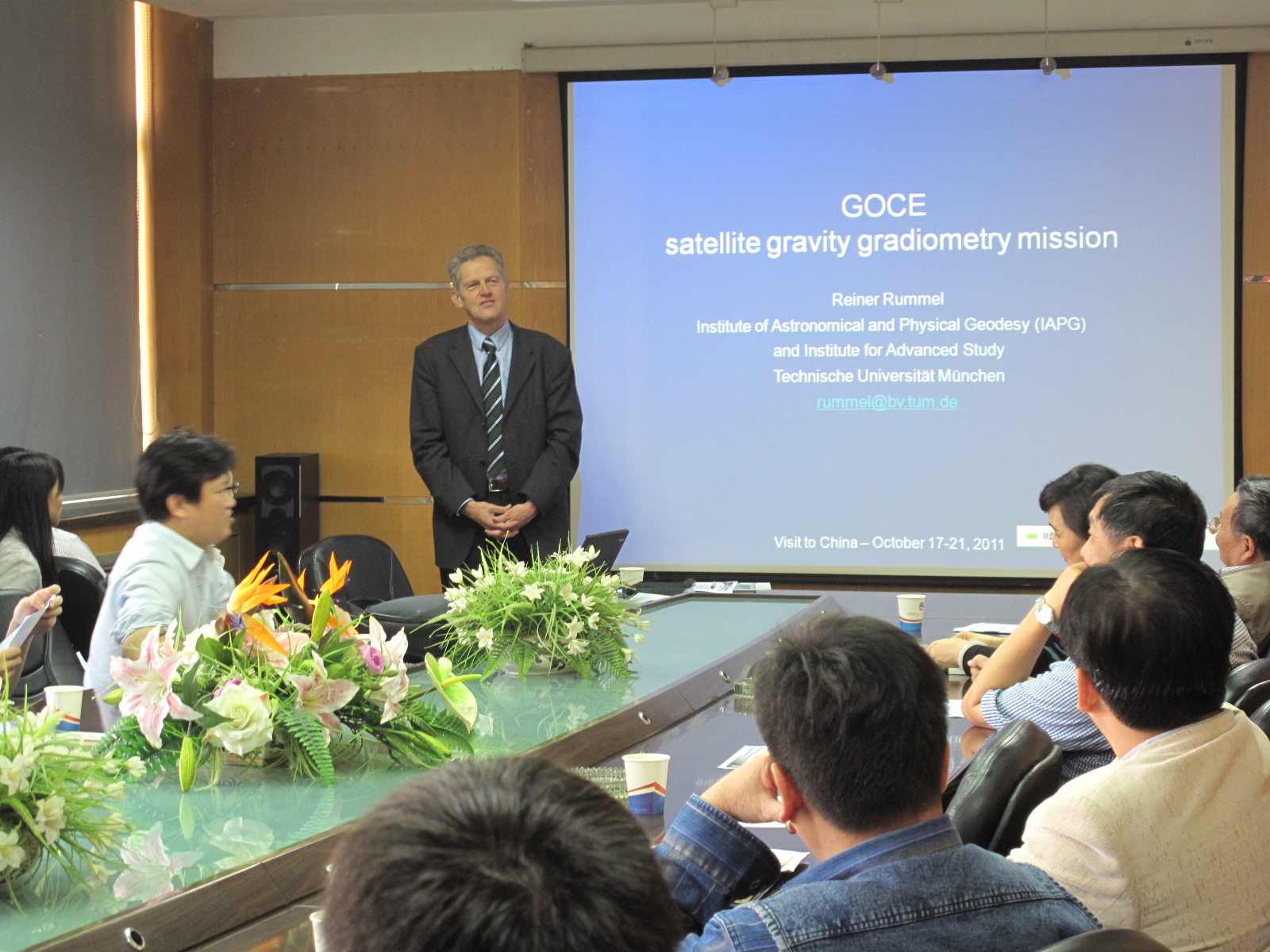 德国慕尼黑工业大学孟丽秋教授一行访问测地所