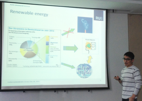 德国波鸿鲁尔大学工业化学研究所夏伟博士访问