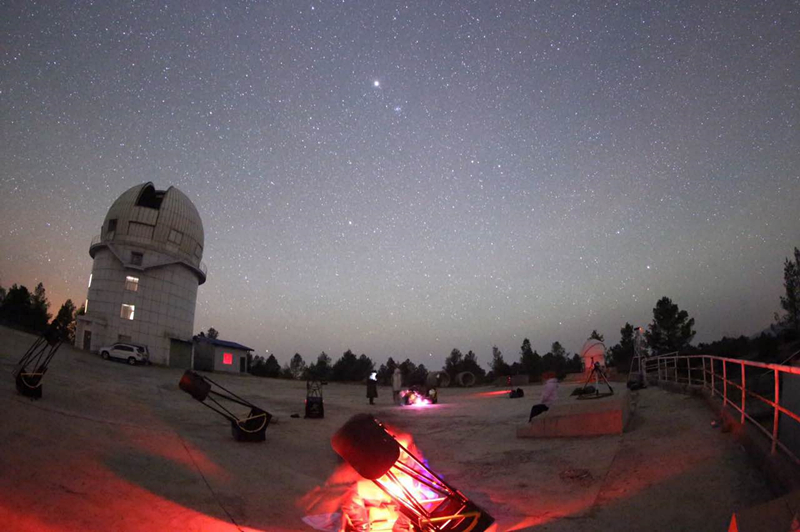 梅西耶马拉松2015交流会在云南天文台丽江站