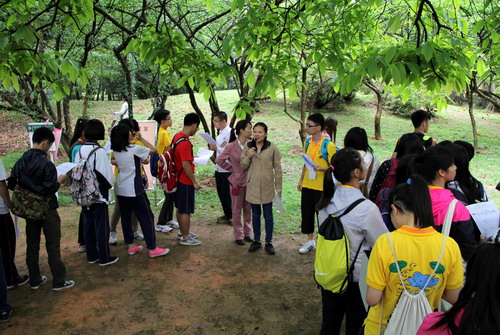 华南植物园开展穗港中学生生态科普互动交流活