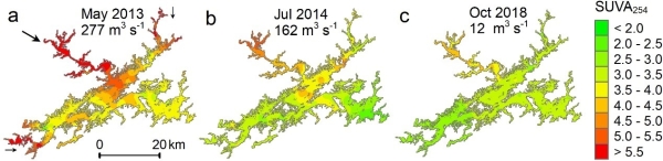 超高分辨率质谱等技术揭示暴雨径流显著增加湖库溶解性有机物和溶解性有机碳输入