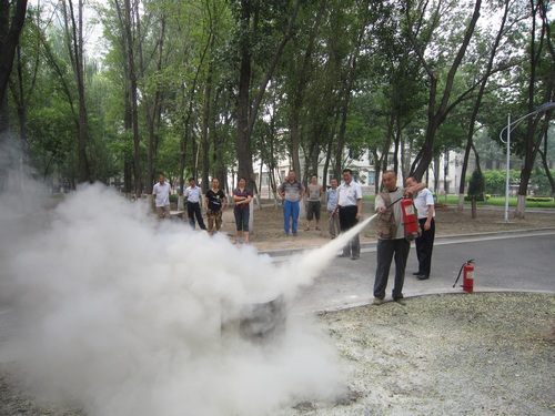 山西煤化所物业管理部举办消防安全培训