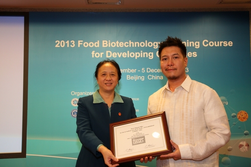 2013年发展中国家食品生物技术培训班在京开
