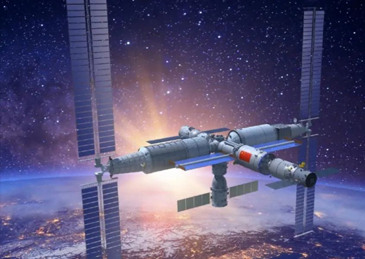 中国空间站天和核心舱成功发射，神舟十二号、十三号载人飞船成功发射并与天和核心舱成功完成对接