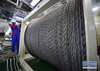 科考船内配备的1万3千米的钢缆